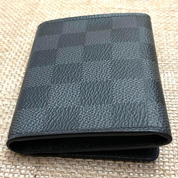 Credit card or Business card holder in Louis Vuitton graphite - Picture 9 of 10